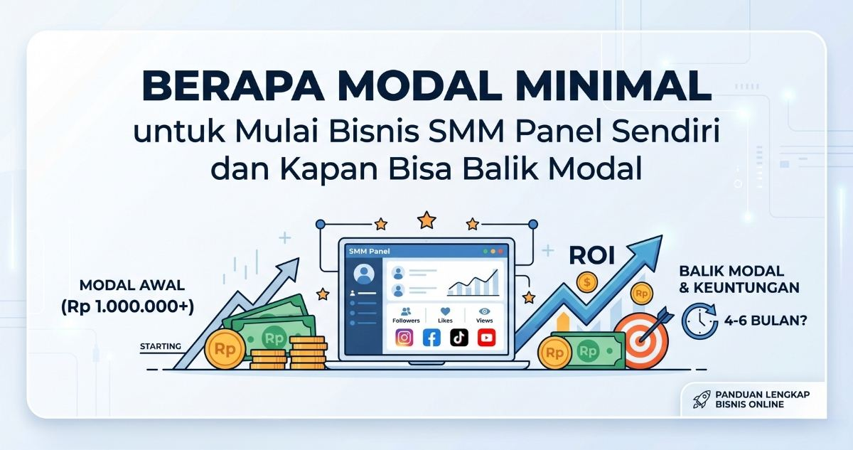 Berapa Modal Minimal untuk Mulai Bisnis SMM Panel Sendiri dan Kapan Bisa Balik Modal